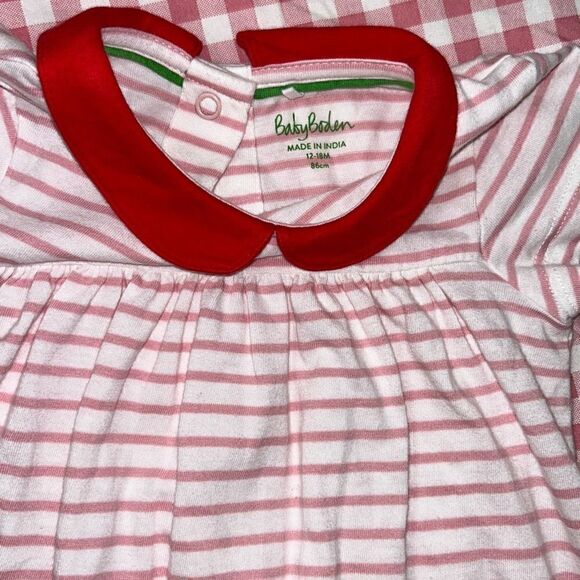 Mini Boden cherry soft cotton dress 12/18 - Picture 3 of 4